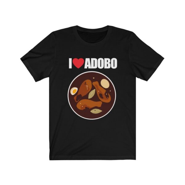 "I Love Adobo" (White Letterings) Unisex Jersey Short Sleeve Tee