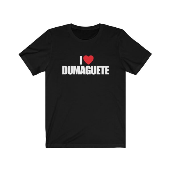 "I Love Dumaguete" (White Letterings) Unisex Jersey Short Sleeve Tee