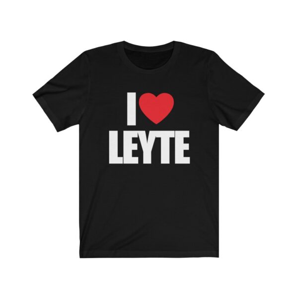 "I Love Leyte" (White Letterings) Unisex Jersey Short Sleeve Tee