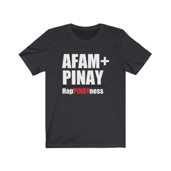 "Afam + Pinay" (White Letterings) Unisex Jersey Short Sleeve Tee - Image 2