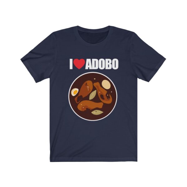 "I Love Adobo" (White Letterings) Unisex Jersey Short Sleeve Tee - Image 4