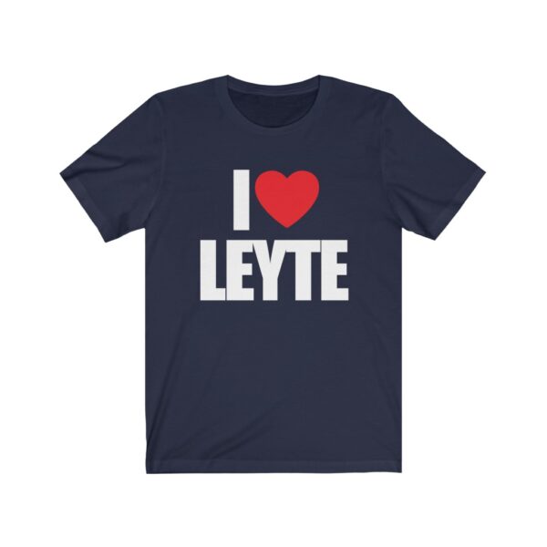 "I Love Leyte" (White Letterings) Unisex Jersey Short Sleeve Tee - Image 4