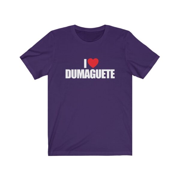 "I Love Dumaguete" (White Letterings) Unisex Jersey Short Sleeve Tee - Image 5