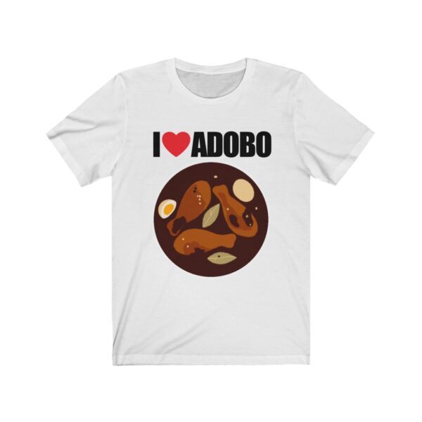 "I Love Adobo" (Black Lettering) Unisex Jersey Short Sleeve Tee