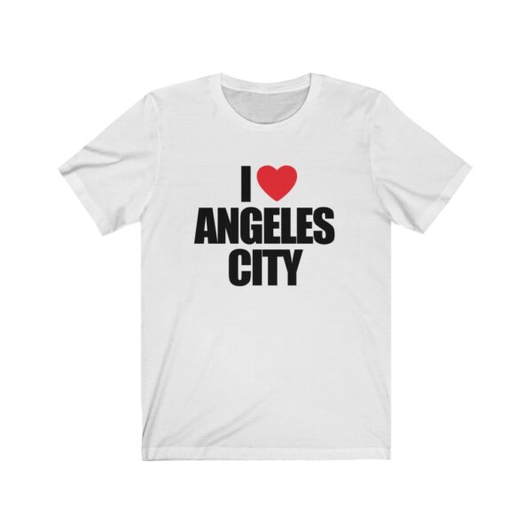 "I Love Angeles City" (Black Lettering) Unisex Jersey Short Sleeve Tee