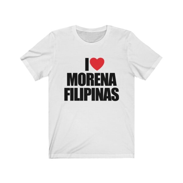 "I Love Morena Filipinas" (Black Lettering) Unisex Jersey Short Sleeve Tee