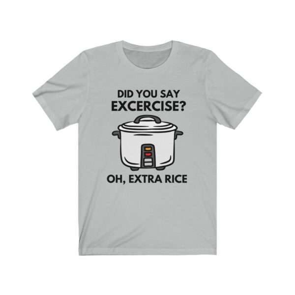 "Extra Rice" (Black Lettering) Unisex Jersey Short Sleeve Tee