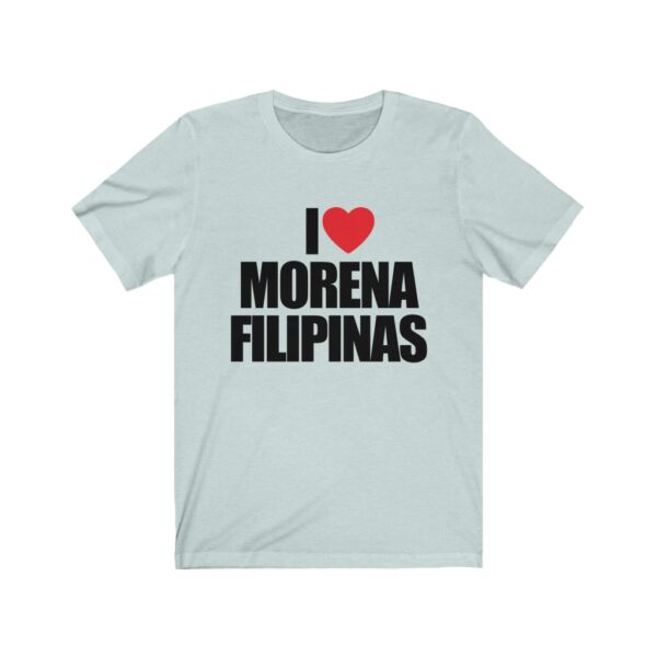 "I Love Morena Filipinas" (Black Lettering) Unisex Jersey Short Sleeve Tee - Image 2