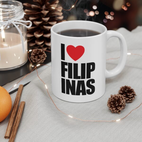 "I Love Filipinas" Ceramic Mug 11oz