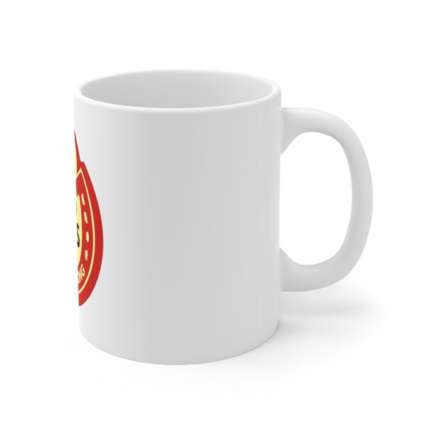 "Red Hoes" Ceramic Mug 11oz - Image 3