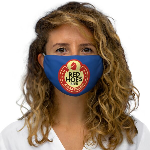 Face Mask "Red Hoes Beer" Snug-Fit Polyester Face Mask - Image 4